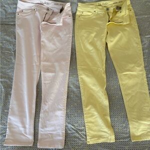 DL1961 Pink and Yellow Jeans size 29
